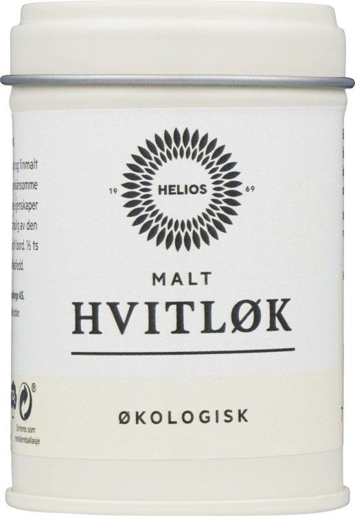 Hvitløkspulver Økologisk 35g Helios