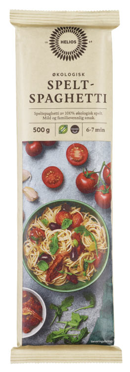 Spaghetti Spelt 500g Økologisk Helios