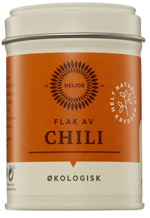 Chiliflak Økologisk 23g Helios