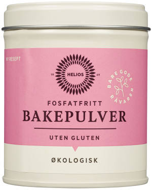 Bakepulver Økologisk 110g Helios