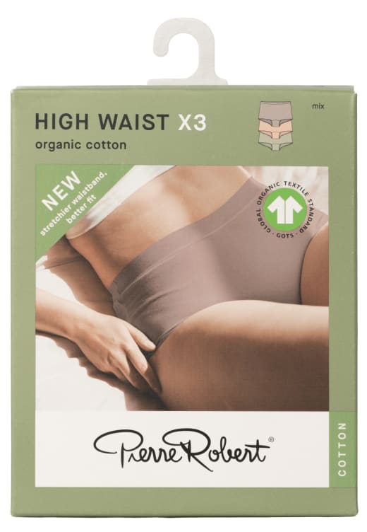 Bilde av Truse High Waist Cotton Mix Xl Pierre Robert