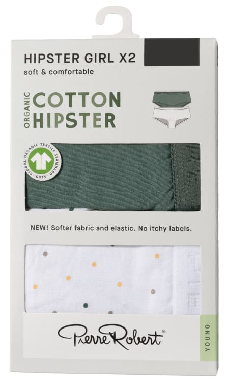 Product Image for Hipster Cotton Girl Oceanteal-White 158-164