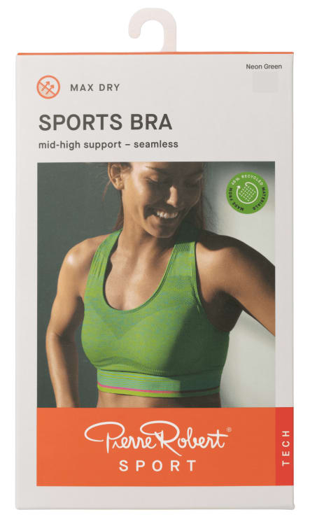 Bilde av Sports Bra Mid High Neon M Pierre-Robert