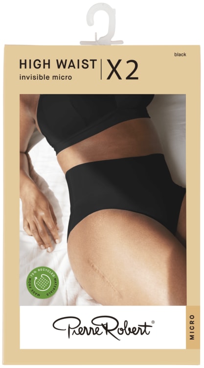 Truse High Waist Micro Black M 2stk pr