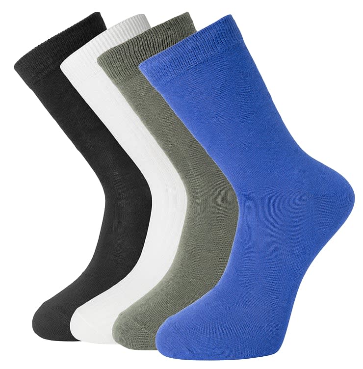 Bilde av Basic Socks X4 Blue/Green Rib 41-45 pr