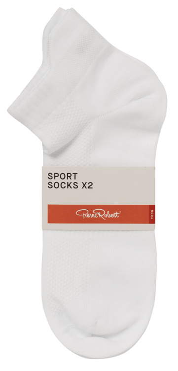 Sport Socks White 37-40 Pierre Robert