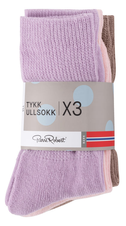 Ullsokk Tykk Rose Beige 29-32 Pierre Robert
