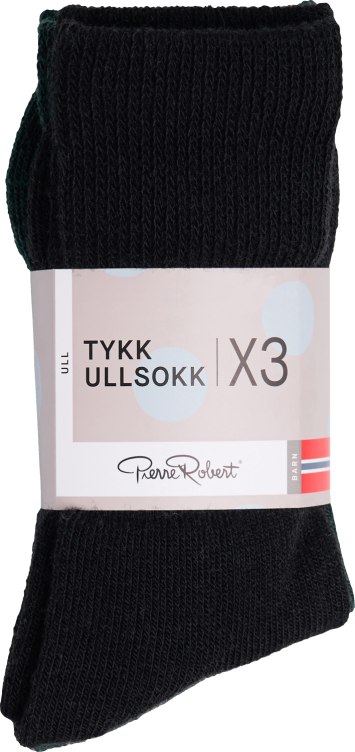Product Image for Ullsokk Tykk X3 Black 37-40 Pierre Robert