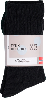Ullsokk Tykk X3 Black 37-40 Pierre Robert