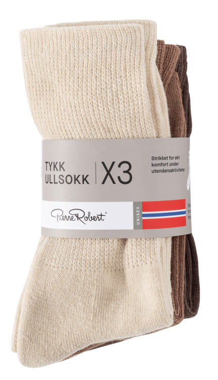 Ullsokk Tykk X3 Earth Tone 37-40 Pierre Robert