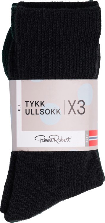 Product Image for Ullsokk Tykk X3 Black 41-45 Pierre Robert
