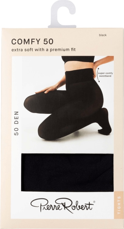 Bilde av Tights Comfy 50 Den Black 36-40 Pierre Robert