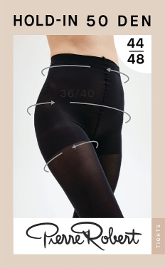Hold-In 50 Den Black 44-48 Pierre Robert
