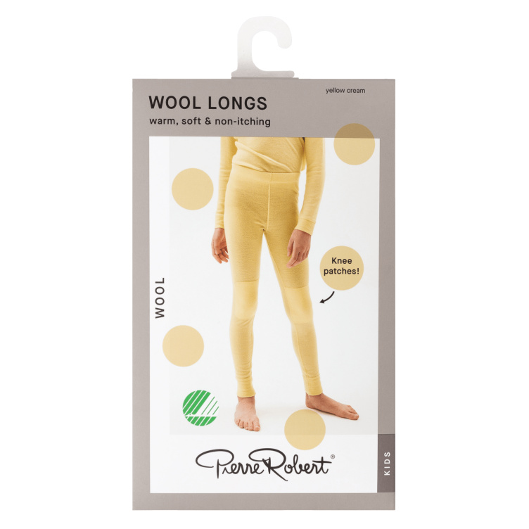 Wool Longs Kids Cream 134-140 Pierre Robert