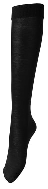 Wool Knee Highs Black 36-41 Pierre Robert