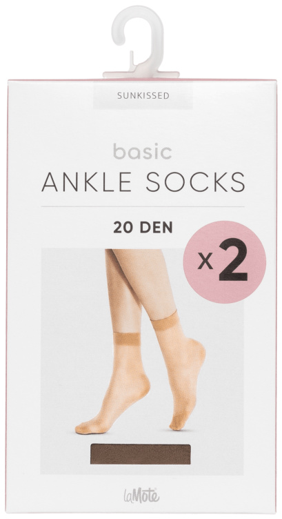 Product Image for Ankle Socks Basic Sunkissed 36-41 La Mote