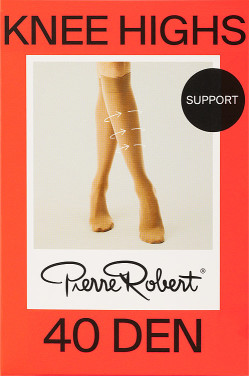 Knee High Support Sand 36-41 Pierre Robert