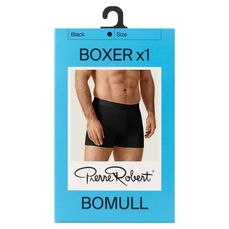 Boxer Cotton Men X1 Black Xxl Pierre Robert