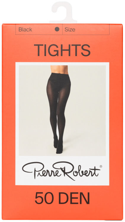 Tights 50 Den Black 36-40 Pierre Robert