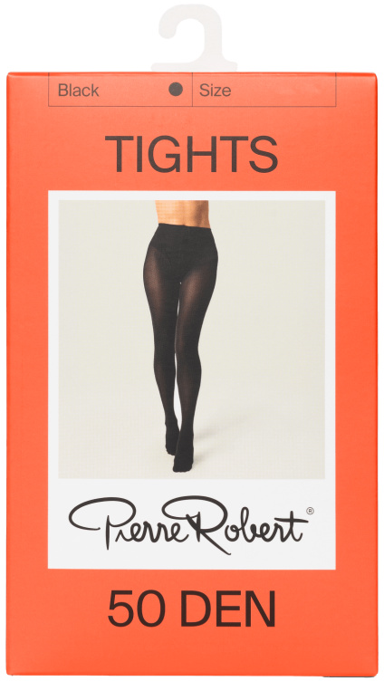 Product Image for Tights 50 Den Black 40-44 Pierre Robert