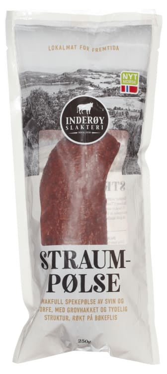 Straumpølse 250g Inderøy Slakteri