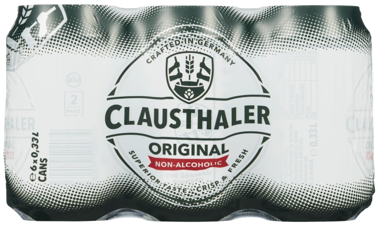 Clausthaler Original 0,33lx6 boks