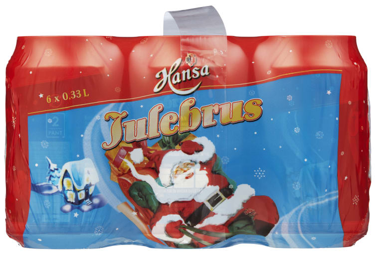 Hansa Julebrus 0,33lx6 boks