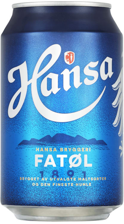 Hansa Fatøl 0,33l boks