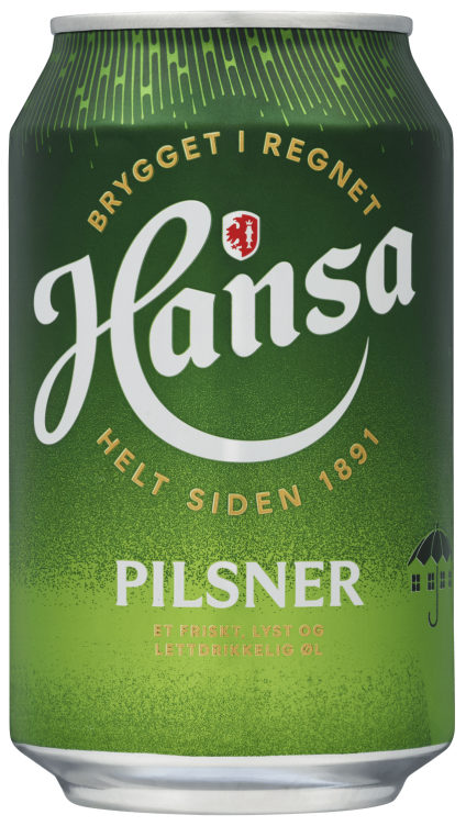 Hansa Pilsner 0,33l boks