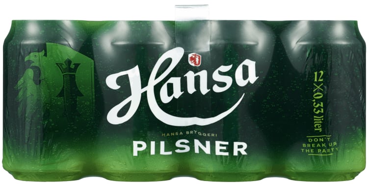 Hansa Pilsner 0,33lx12 boks