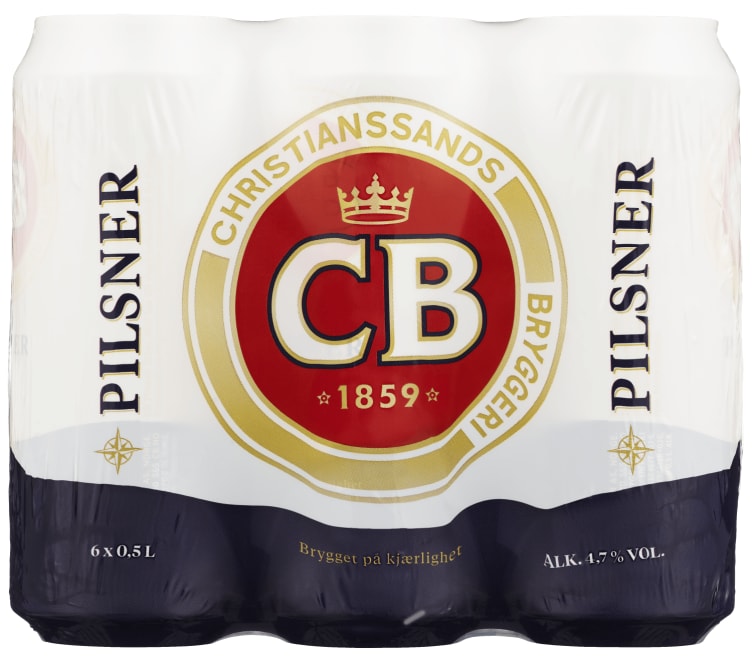 Cb Pilsner 0,5lx6 boks