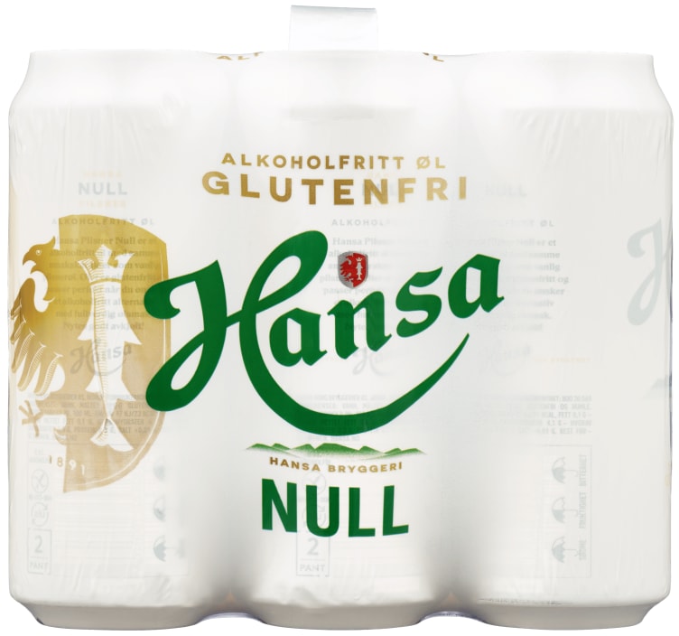Hansa Null% 0,5lx6 boks