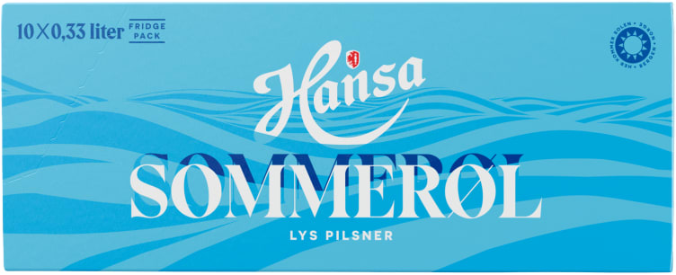 Hansa Sommerøl 0,33lx10 boks