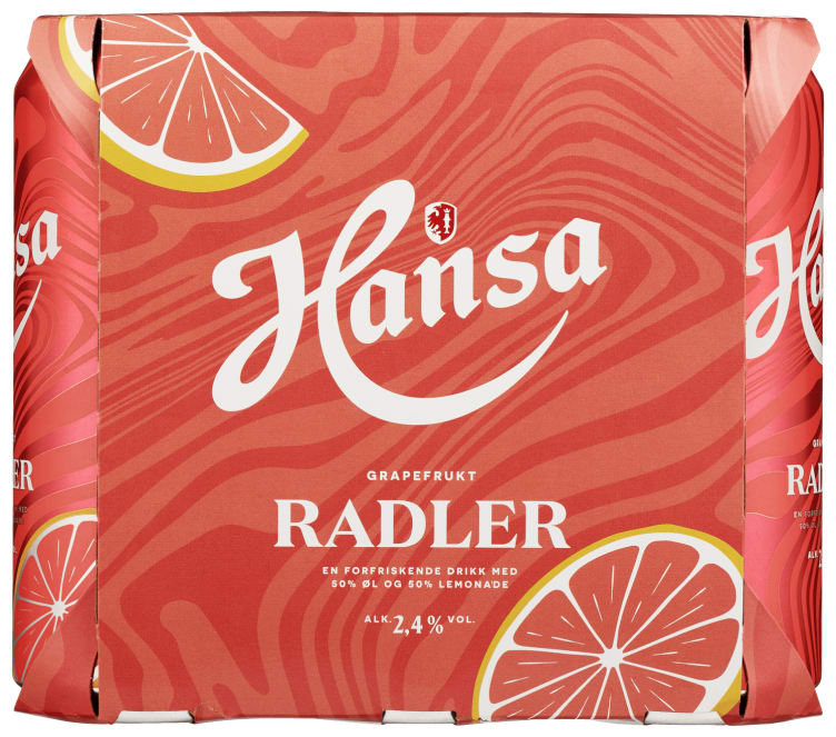 Hansa Radler Grapefrukt 0,5lx6 boks