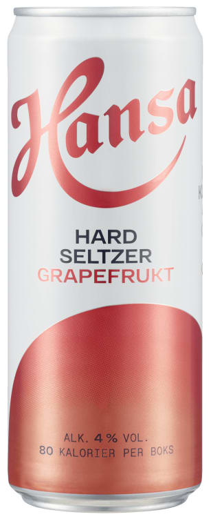 Hansa Hard Seltzer Grapefrukt 0,33l boks Sleek