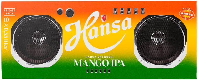 Hansa Mango Ipa 0,33lx10 boks