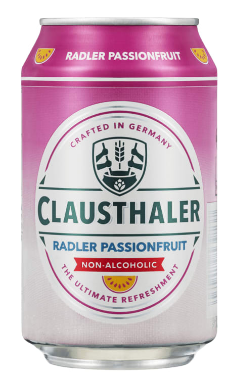 Clausthaler Radler Passionfruit 0,33l boks