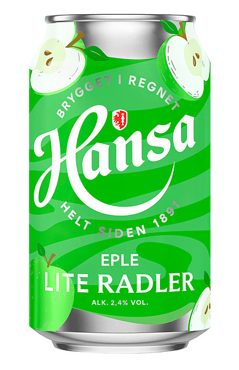 Hansa Lite Radler Eple 0,33l boks