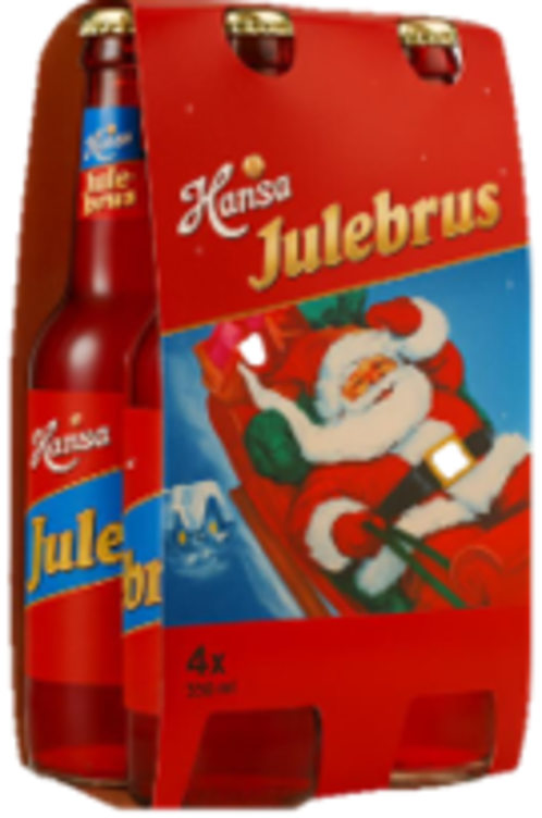 Hansa Julebrus 0,33lx4 flaske