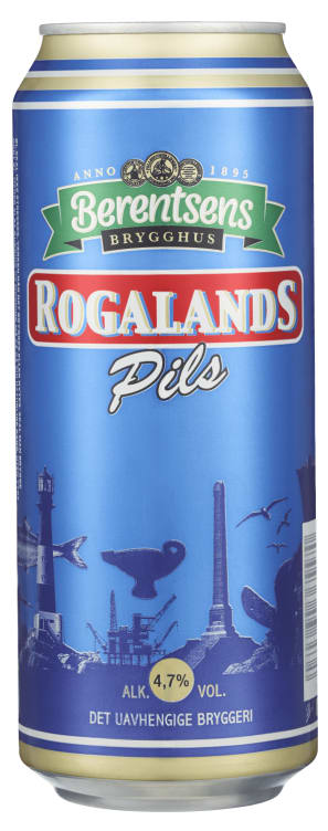 Rogalands Pils 0,5l boks Berentsens