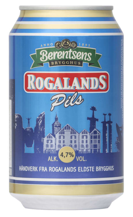 Rogalands Pils 0.33l boks Berentsens
