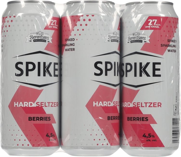 Spike Berries Hard Seltzer 0,5lx6 boks