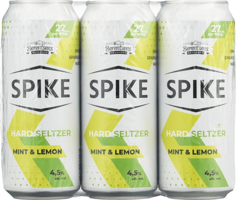Spike Mint&Lemon Hard Seltzer 0,5lx6 boks