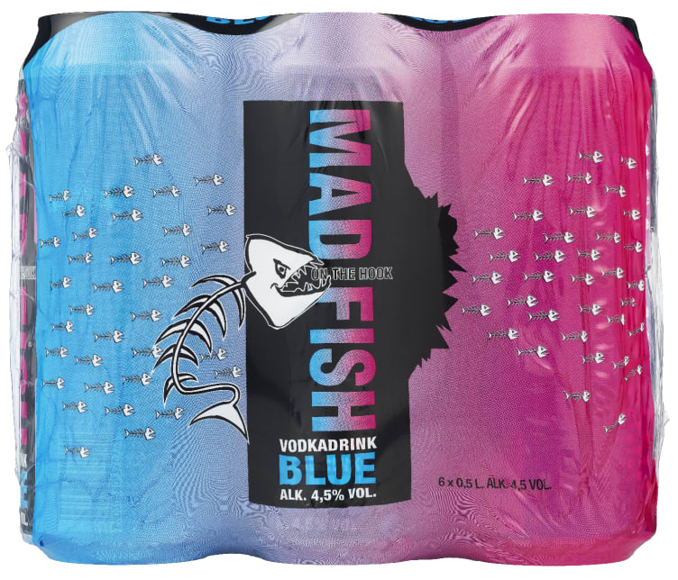 Mad Fish Vodka Blue 0,5lx6 boks