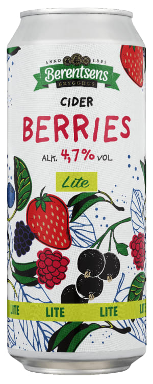 Berries Cider Lite 0,5l boks Berentsens