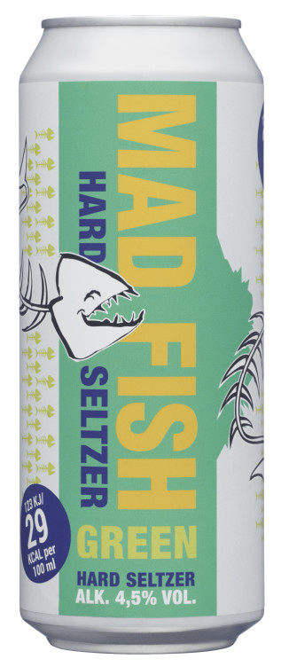 Mad Fish Hard Seltzer Green 0,5l boks
