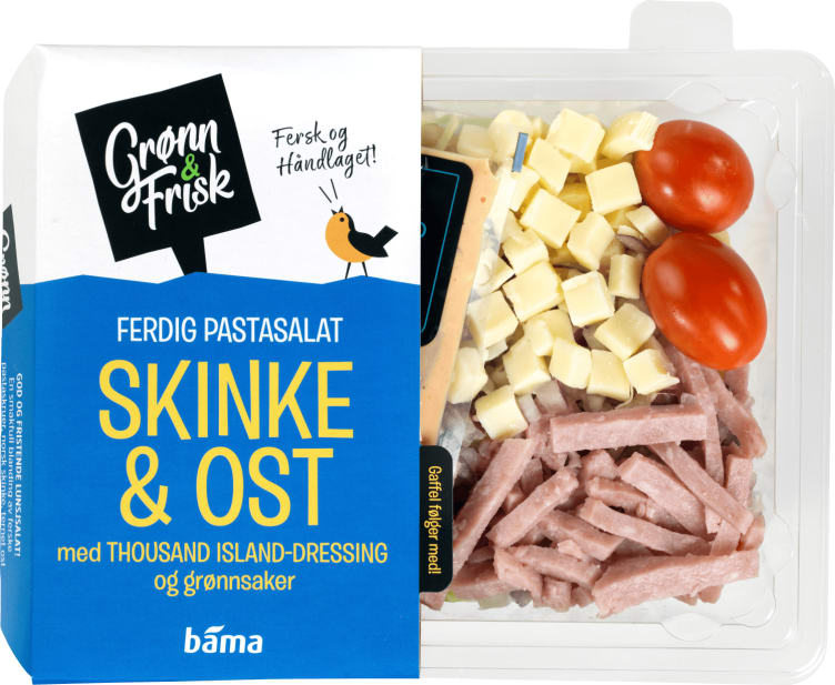 Pastasalat Skinke&Ost 330g Grønn&Frisk