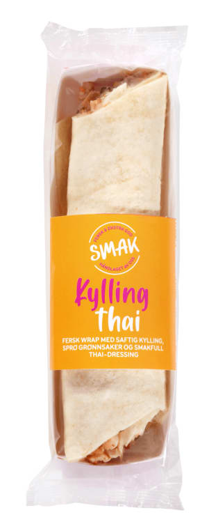 Wrap Kylling Thai 210g Smak