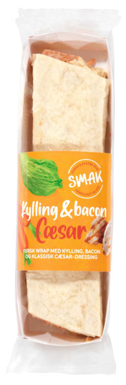 Wrap Cæsar Kylling&Bacon 220g Smak