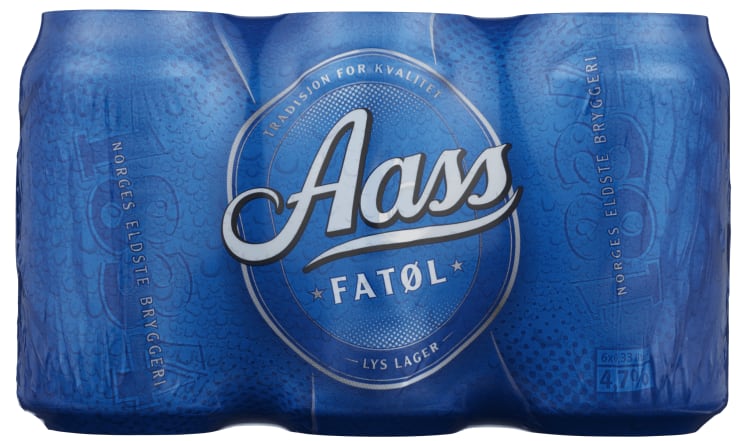 Aass Fatøl 0,33lx6 boks